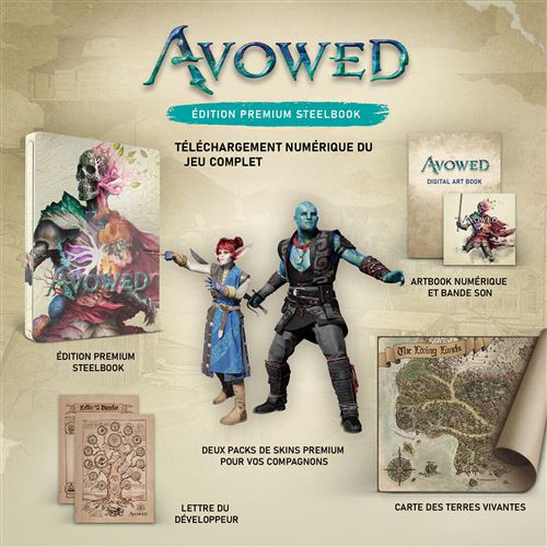 Avowed Premium Edition Steelbook (code De T&eacute;l&eacute;chargement)